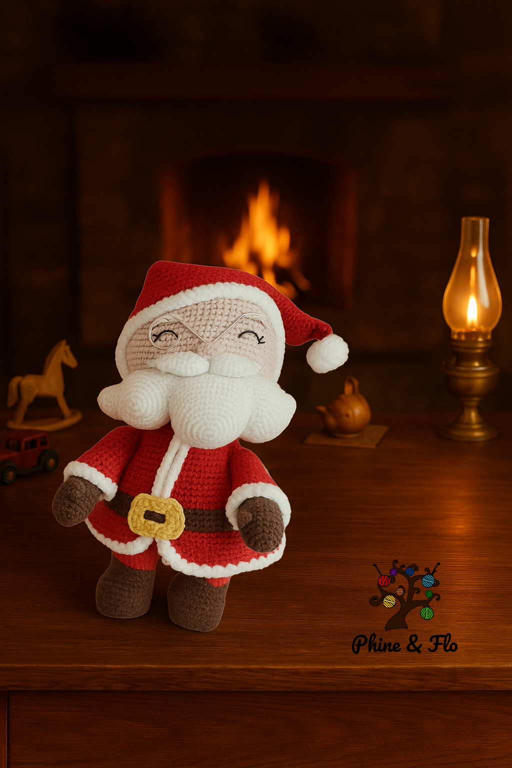 Duo Iconique de Noël au Crochet : Le Père et la Mère Noël – Image 2